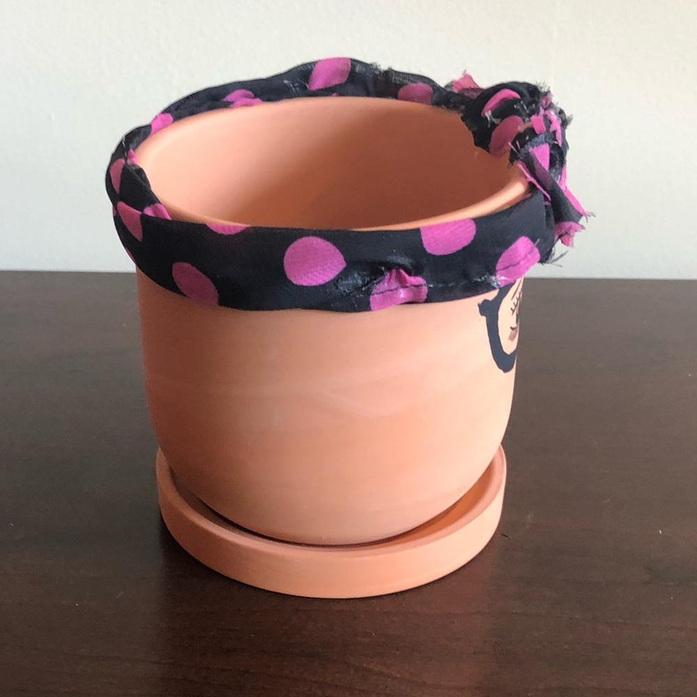 HAND CRAFTED, Hand-painted Terracotta Pot - Picture 5 of 6